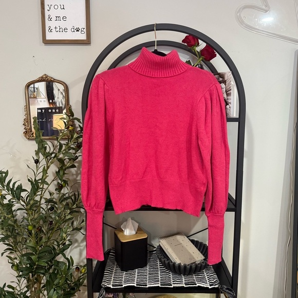Grace + Karma Pink Sweater Womens Small Turtleneck - Picture 1 of 11